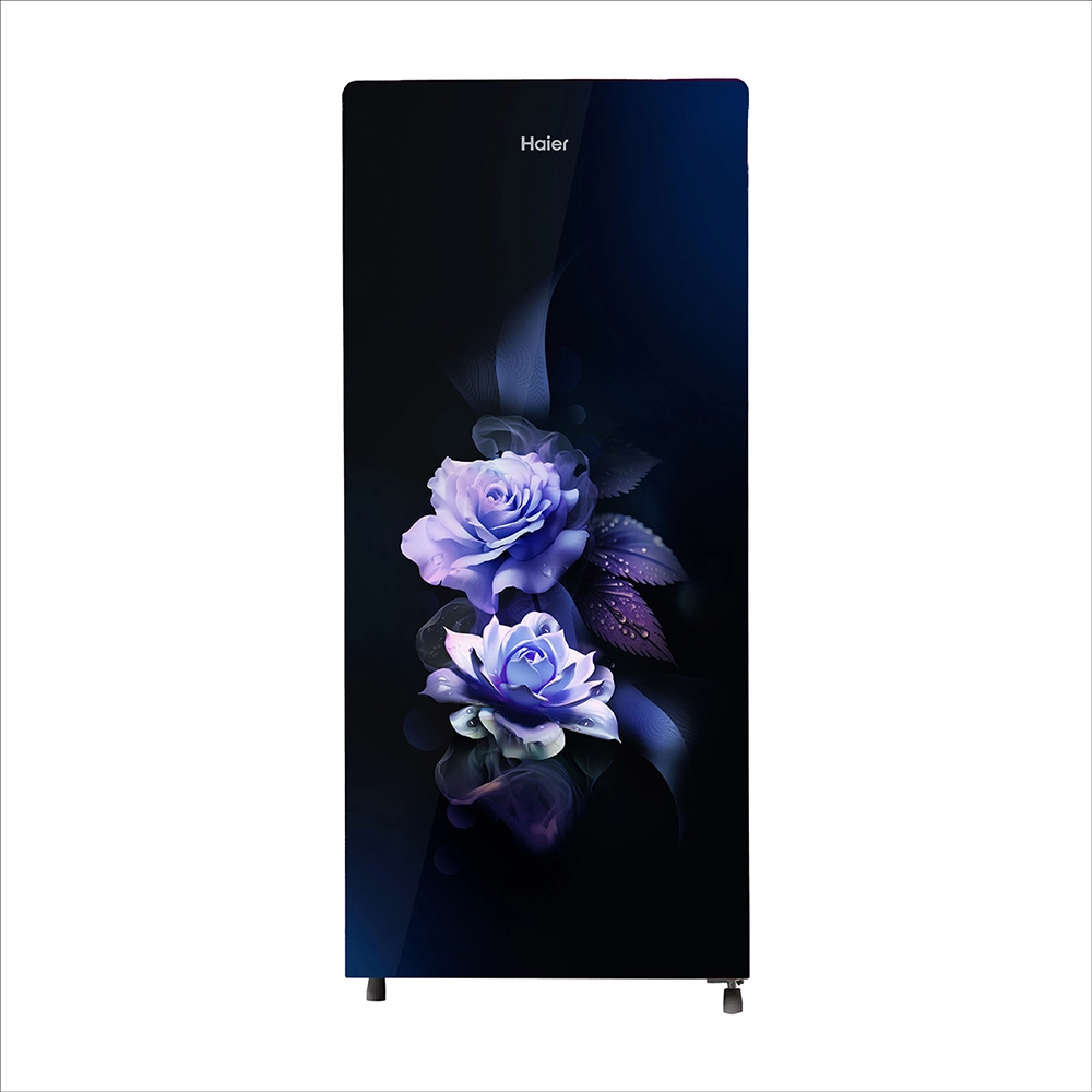Haier 185L 2 Star Glass Direct Cool Refrigerator